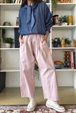 Gaberdine Barrel Pant Rose 